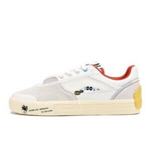 White and Red Men's Sneakers